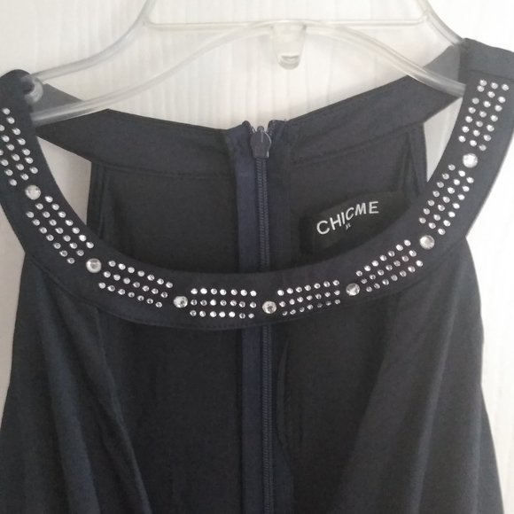 Navy Blue Evening Dress - Picture 1 of 6